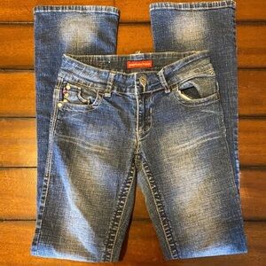 Americana blue straight leg jeans